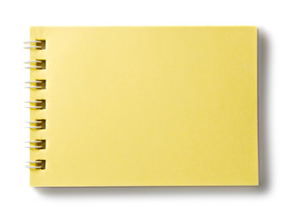 Wall Mural - Notepad isolated on the white background