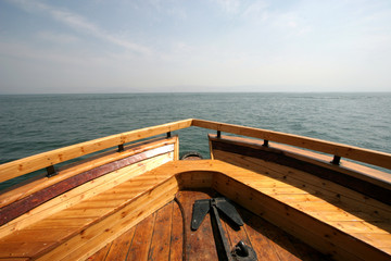 Boat on the Sea of Galilee