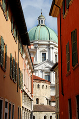 Wall Mural - Il Duomo Vecchio e il Duomo Nuovo