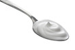 canvas print picture - spoon of milk cream