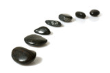 Fototapeta Storczyk - zen stones isolated
