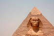 Pyramid with Sphinx