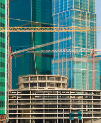 skyscraper under construction