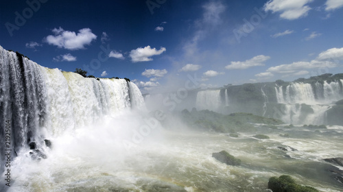 Obraz na płótnie canvas trzyczęściowy "tryptyk" Foz du iguacu