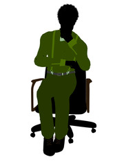 African American Male Business Silhouette