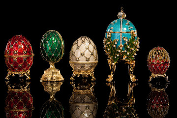 Group Faberge eggs.