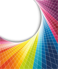 Wall Mural - rainbow colorful background with optical effect