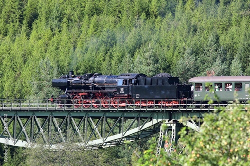 Board z aluminiowym obramowaniem Sauschwanzlebahn