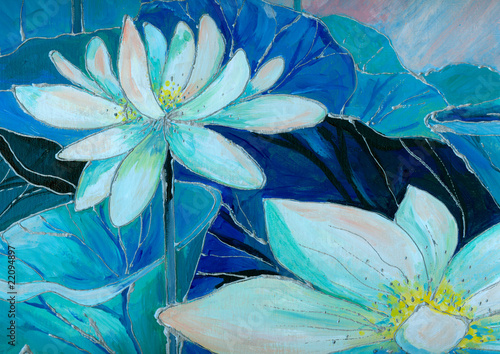 Naklejka dekoracyjna Lotus.