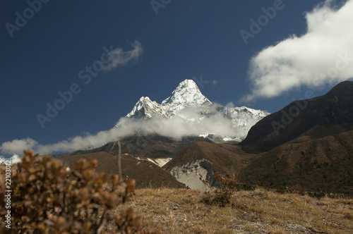 Naklejka samoprzylepna Ale dablam, himalaja, nepal