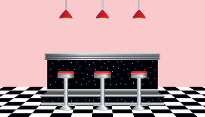 Retro Diner 1950's