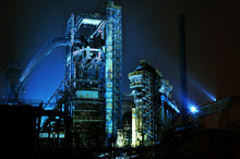 Steel Blast Furnace In Ostrava Vitkovice