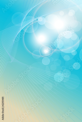 Abstract background light blue