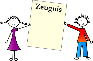 Canvas Print - Zeugnis