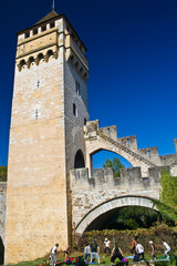 Canvas Print - Cahors (46) - Pont Valentré