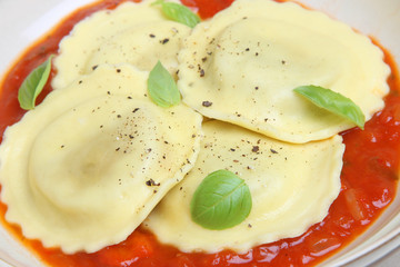 Wall Mural - Ravioli Pasta Appetiser