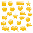 © alvaroc - set of bubbles icons symbols talk glossy speech thought