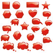 © alvaroc - set of bubbles icons symbols talk glossy speech thought