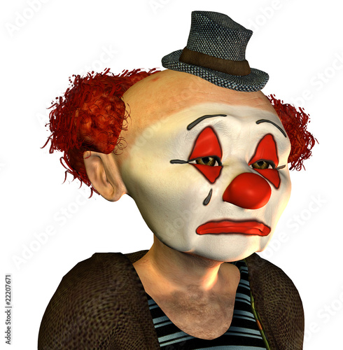 Trauriger Clown kaufen Sie diese Illustration und finden Sie ähnliche