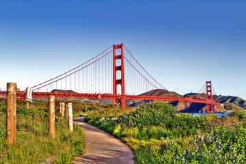 Fototapete - Golden Gate bridge