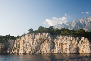 Rocky shore. Croatia