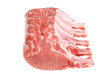 Pork rib isolated