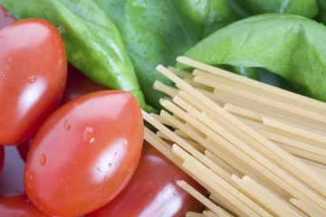 Wall Mural - Ingredients for Spaghetti Dinner