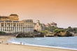 canvas print picture grande plage de Biarritz