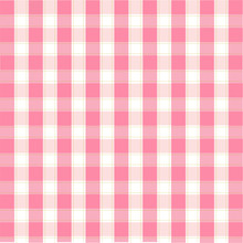 Seamless Pink Plaid Pattern