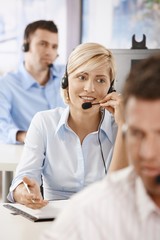 Poster - Operator talking on headset