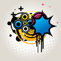 Wall Mural - abstract vector background
