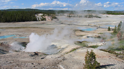 Overview Norris Geyser Basin