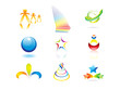 © pathakdesigner - abstract colorful design elements icons