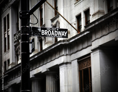 Nowoczesny obraz na płótnie Broadway sign