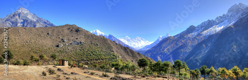 Naklejka samoprzylepna Nepal / himalaya - Everest trek