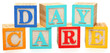Day Care in Alphabet Blocks