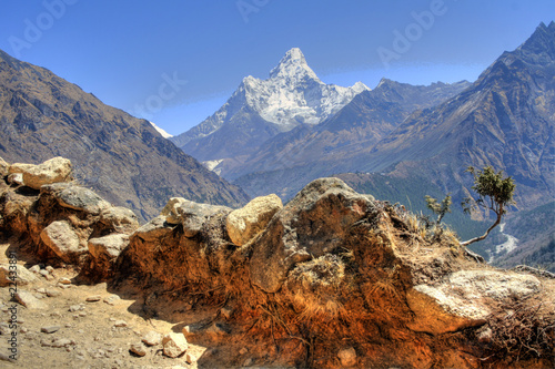 Naklejka samoprzylepna Nepal / himalaya - Everest trek
