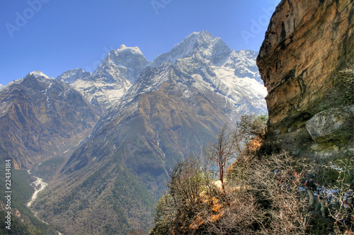 Naklejka samoprzylepna Nepal / himalaya - Everest trek