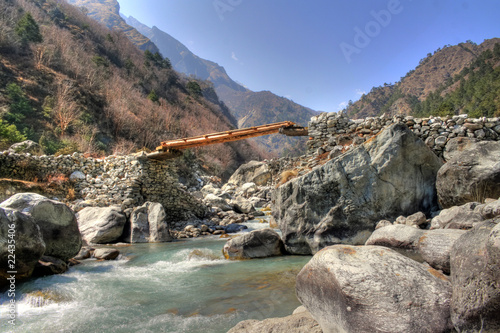 Naklejka samoprzylepna Nepal / himalaya - Everest trek