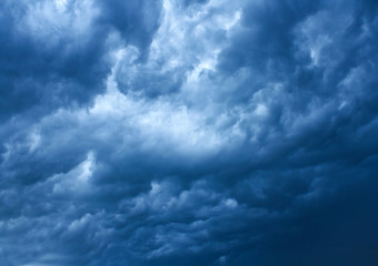 Wall Mural - stormy clouds.
