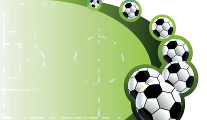 Wall Mural - Abstract soccer background. Vector illustration.