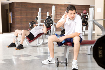 Wall Mural - People in the gym