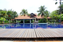 A Clubhouse With Swimming Pool