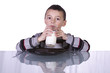 © Mehmet Dilsiz - Cute Boy Drinking Milk
