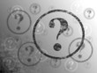 Question Mark Background BW