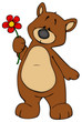 Bär, Teddy, Teddybär, Blume, Liebe, verliebt, Muttertag