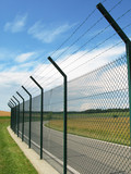 Fototapeta  - Fence around restricted area