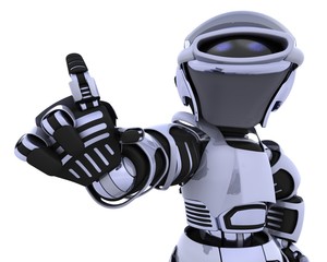 Poster - robot pointing