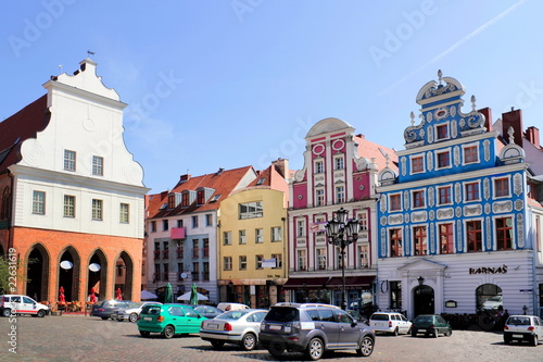 Fotoboard na płycie Plac Ratuszowy szczecin