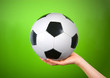 © Robert Hiltl - classic fussball auf grünem grund